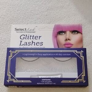 Glitter Lashes - Silver